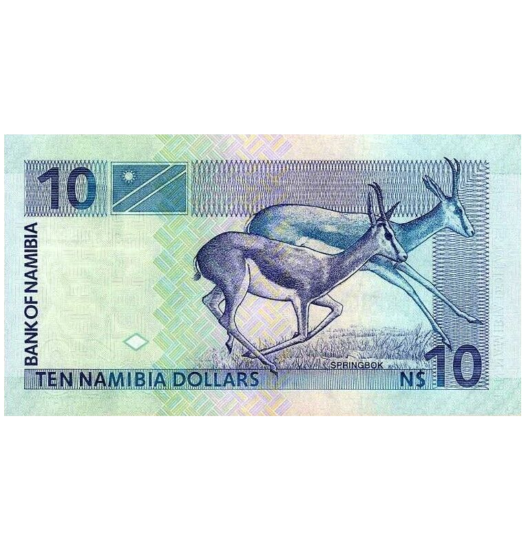 Namibia 10 Dólares 2001 ND Pick 4c